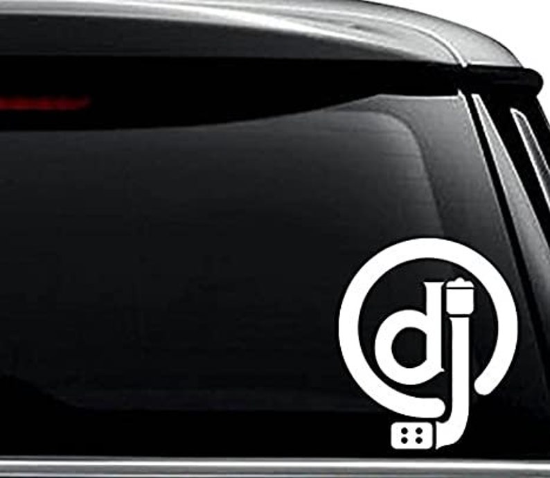 DJ Turntable Ministry Decal Sticker for Use on Laptop, Helmet, Car ...