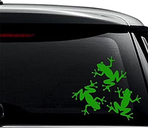 Frogs Jump Animal for Macbook Laptop Car Window SUV Wall Helmet Decal Sticker Frogs Jump Animal for Macbook Laptop Car Window SUV Wall Helmet Decal Sticker