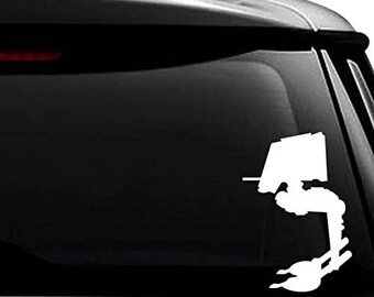 AT-ST Walker Decal Sticker For Use On Laptop, Helmet, Car, Truck, Motorcycle, Windows, Bumper, Wall, and Decor