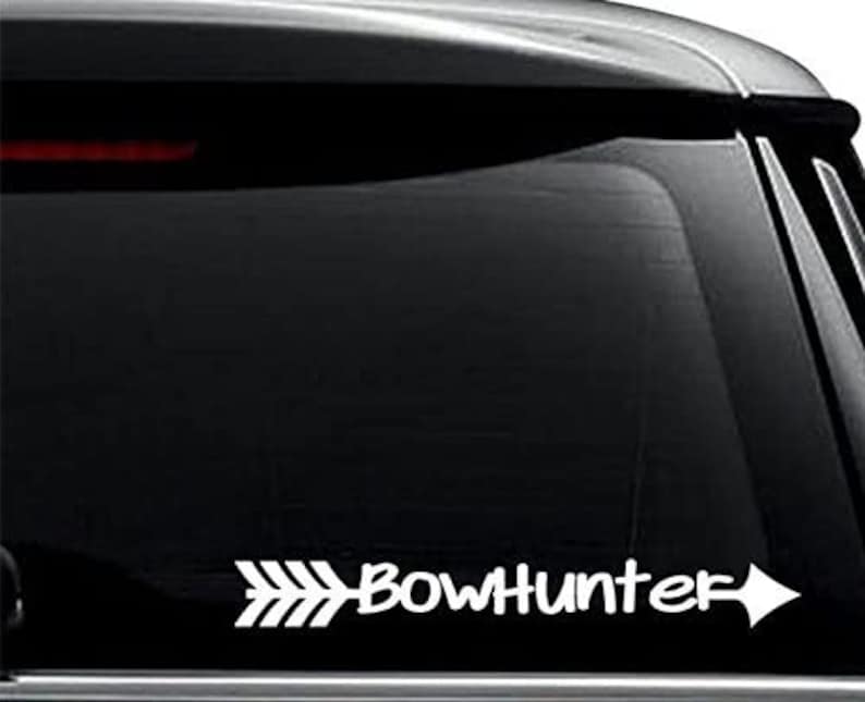 Bowhunter Bow Hunting Archery Decal Sticker for Use on Laptop, Helmet ...