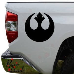 Rebel Alliance Emblem Die Cut Vinyl Decal Sticker For Car Truck Motorcycle Window Bumper Wall Home Office Decor