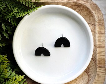 Arch Polymer Clay Stud | Polymer Clay Stud Earring | Arch Earring