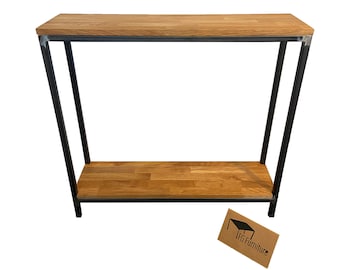 Sideboard Console Table WallBoard Chest of Drawer Steel & Oak Handmade *UNIKAT*