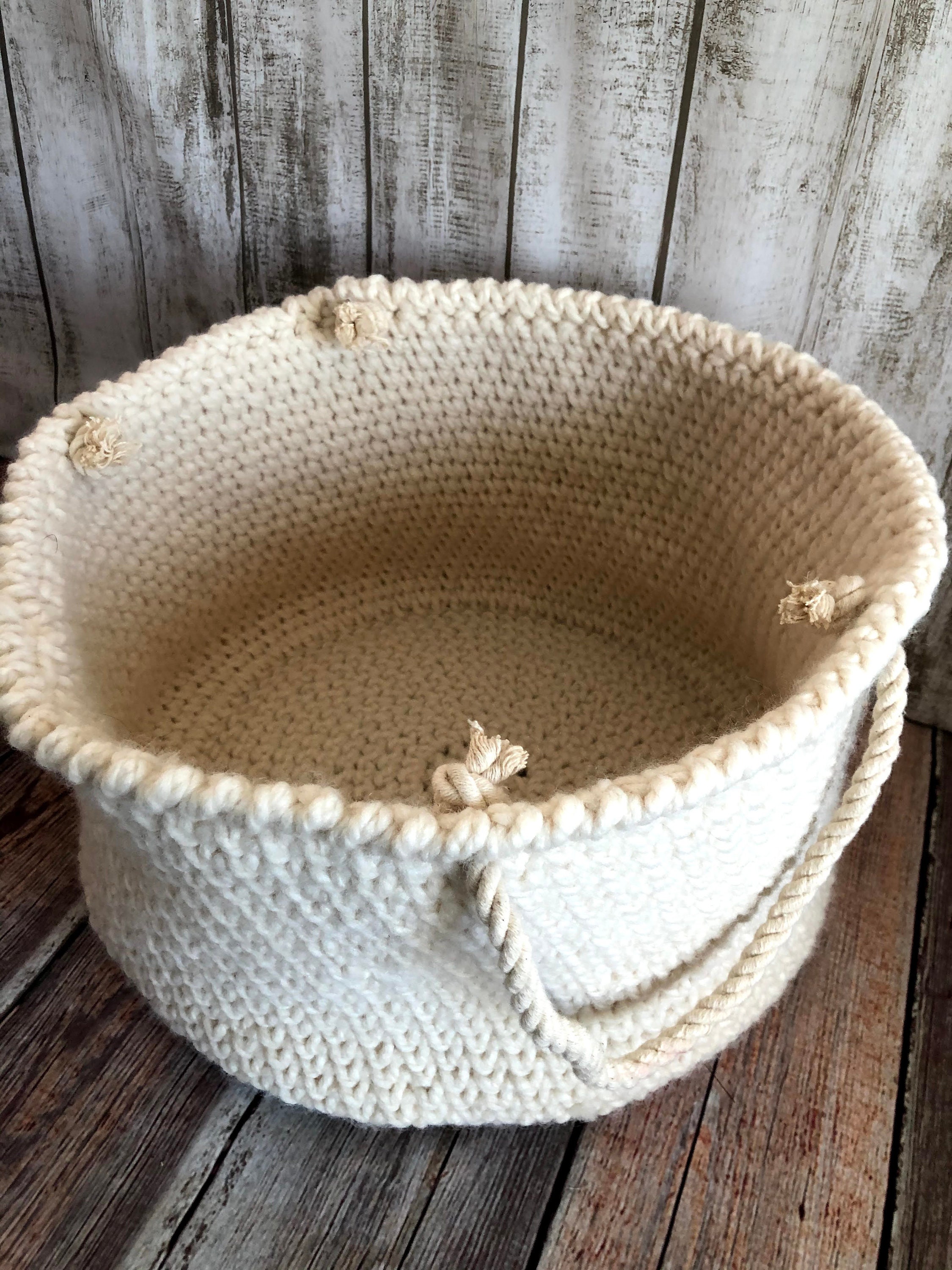 Nesting baskets set of 3 farmhouse boho minimalist blanket Etsy Italia