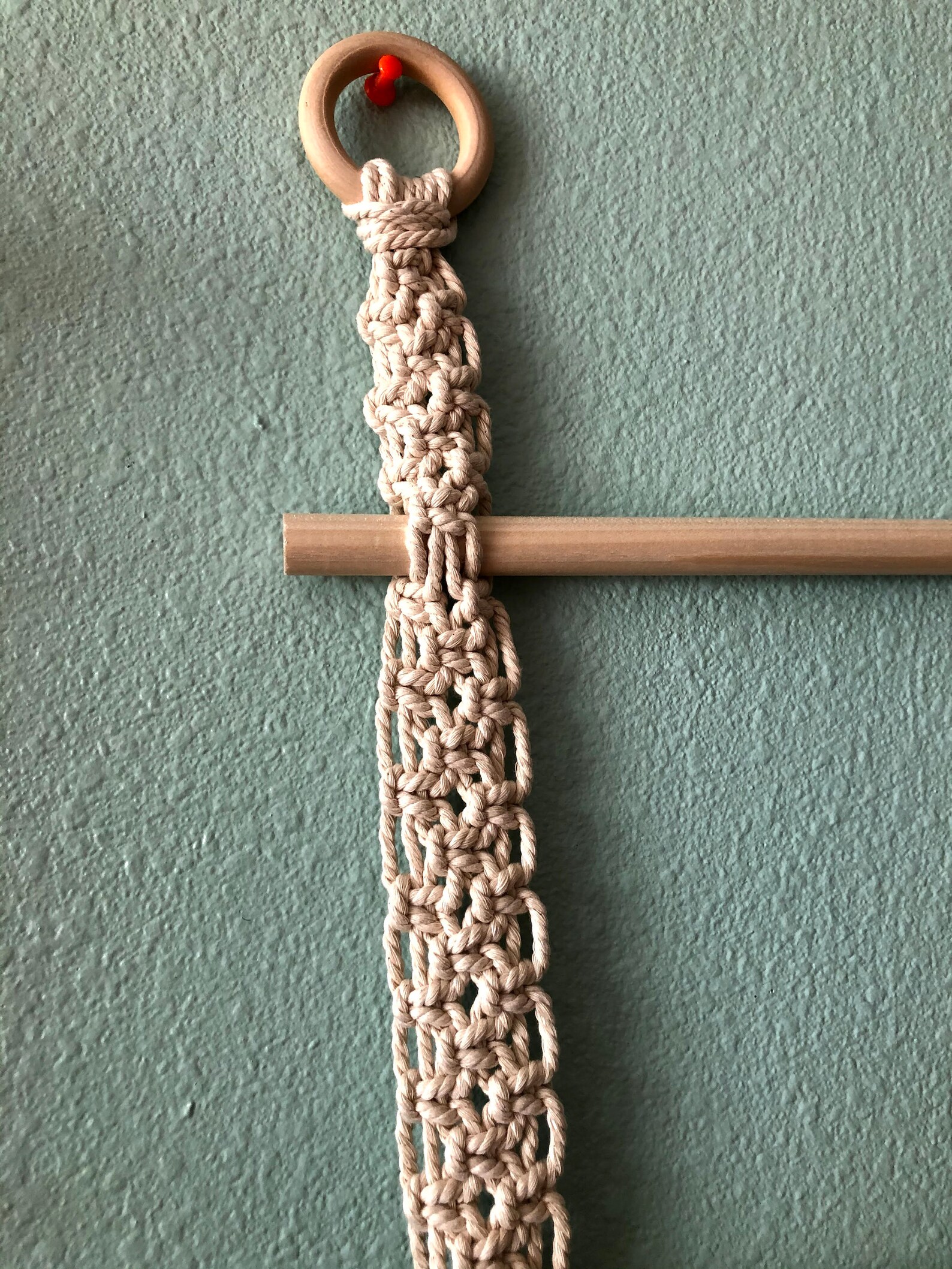 Macrame Jewelry Organizer Boho Photo Display Wall Hanging Etsy