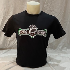 ジョン ハートフォード Tシャツ、ミュージシャンへの最高の贈り物、レトロ ブルーグラス ニューグラス アメリカーナ カントリー ジャム バンド フォーク ミュージック フェスティバル バンジョー フィドル ギター