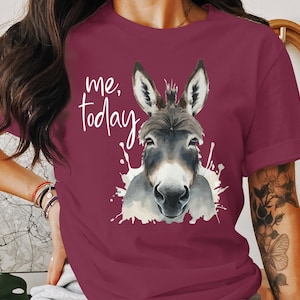 Funny Donkey T-Shirt - Hilarious Farm Life Animal Humor Tee - Unique Gift Idea