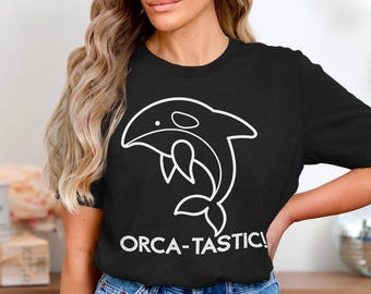T-shirt Orca Marine Animal Ocean Apparel - T-shirt met walvisprint - Sea Life Clothing