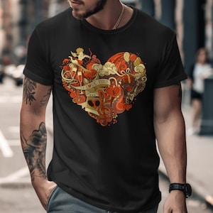 Valentine&#39;s Day Cupid&#39;s Arrow T-Shirt - Romantic Gift Idea - Love Heart Graphic Tee