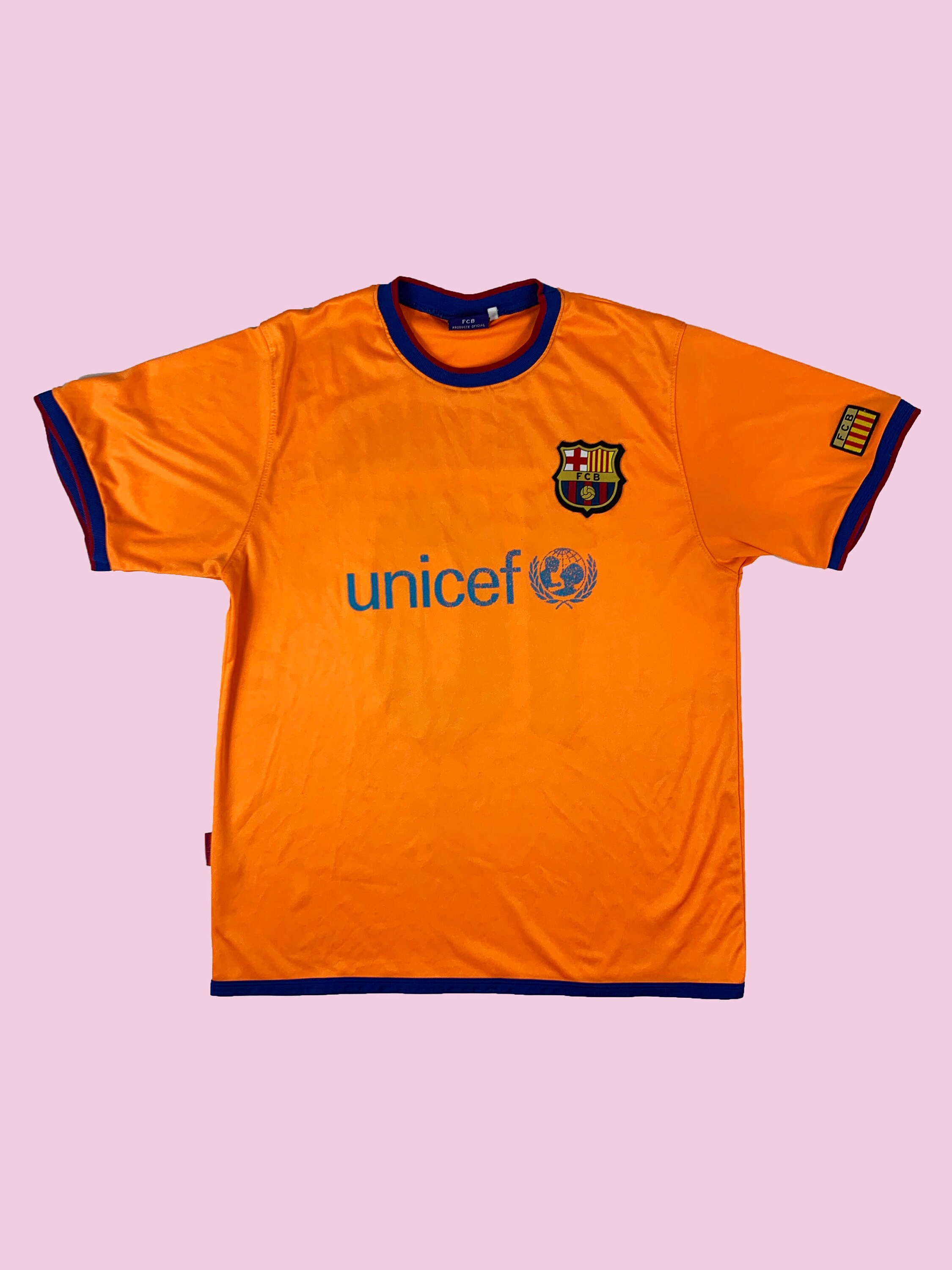 fles eiland compact FC Barcelona Officiële Voetbal Ronaldinho Oldschool T-Shirt - Etsy Nederland
