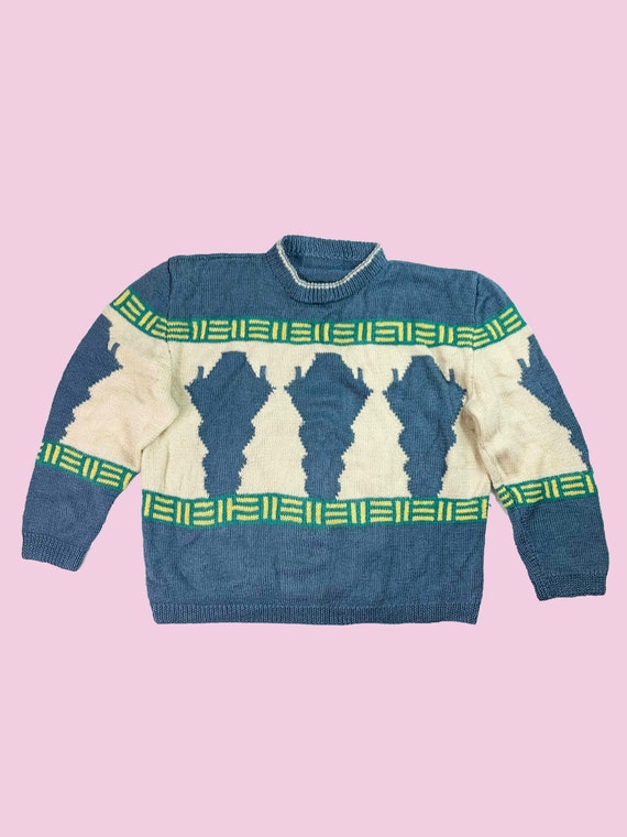 Beautiful Patterned Cosy Woolen Pullover - image 1