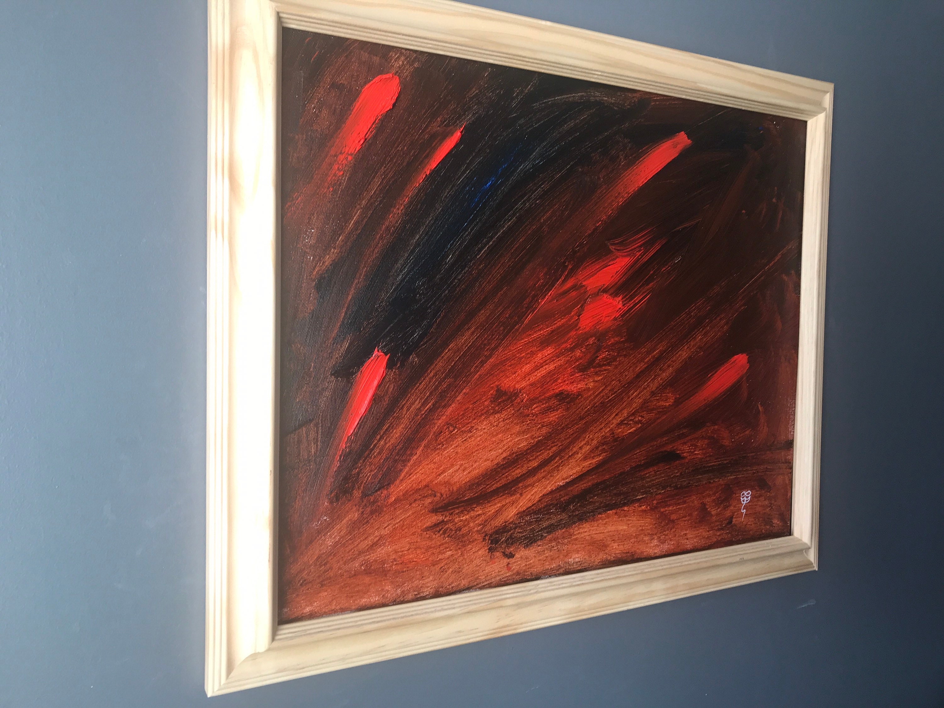 16X20 Original Oil Painting on Canvas in a Hand Painted Frame Etsy