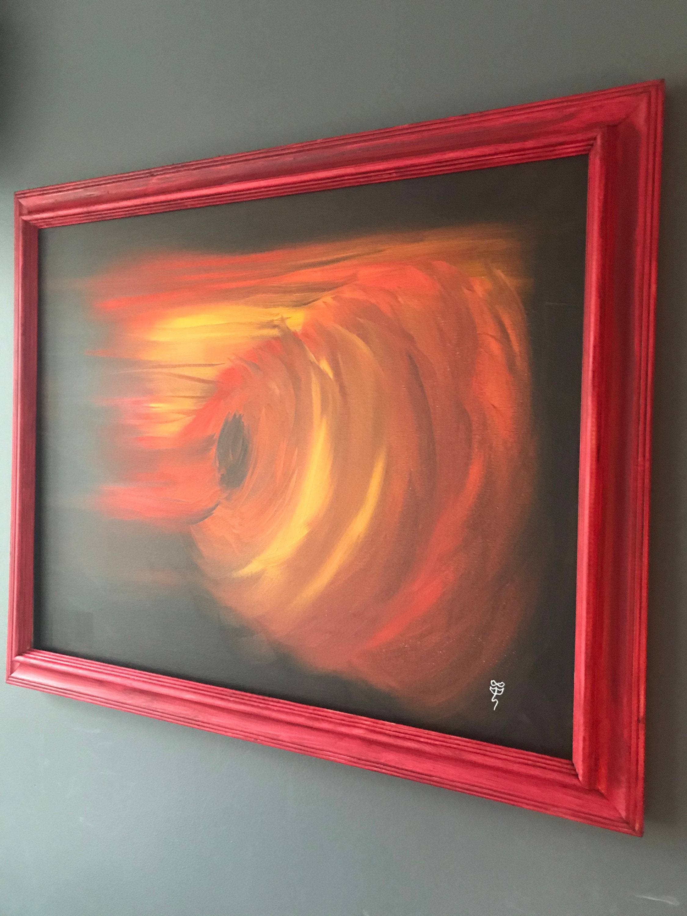 16X20 Original Oil Painting on Canvas in a Hand Painted Frame Etsy