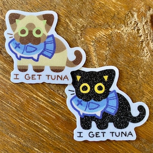 I Get Tuna 2” Cat Sticker