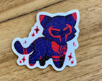 Naklejka brokatowa Meowguel 2” Spiderman 2099