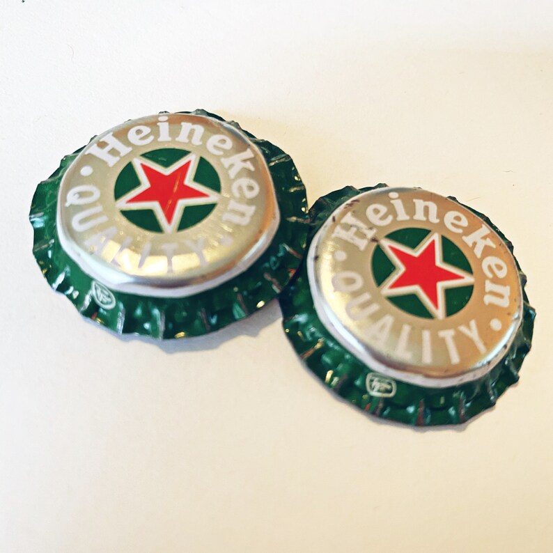 Heineken Bottle Cap Stud Etsy