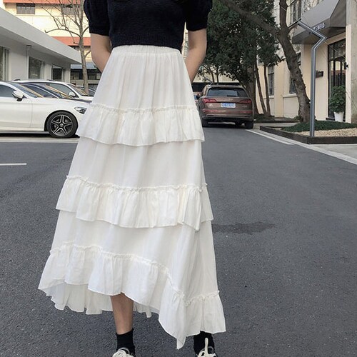 long white summer skirts