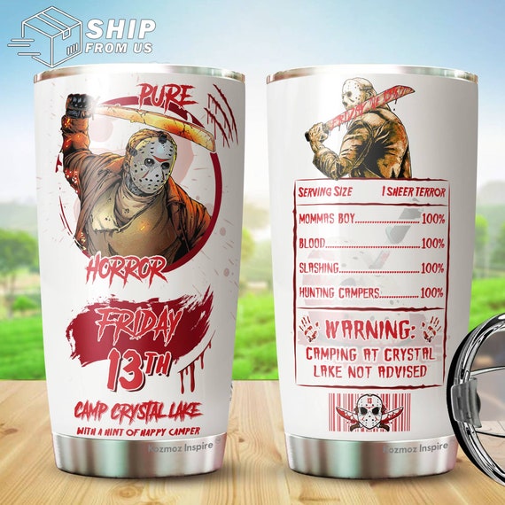 Jason Voorhees Tumblers Pure Horror Friday 13th Tumbler Etsy