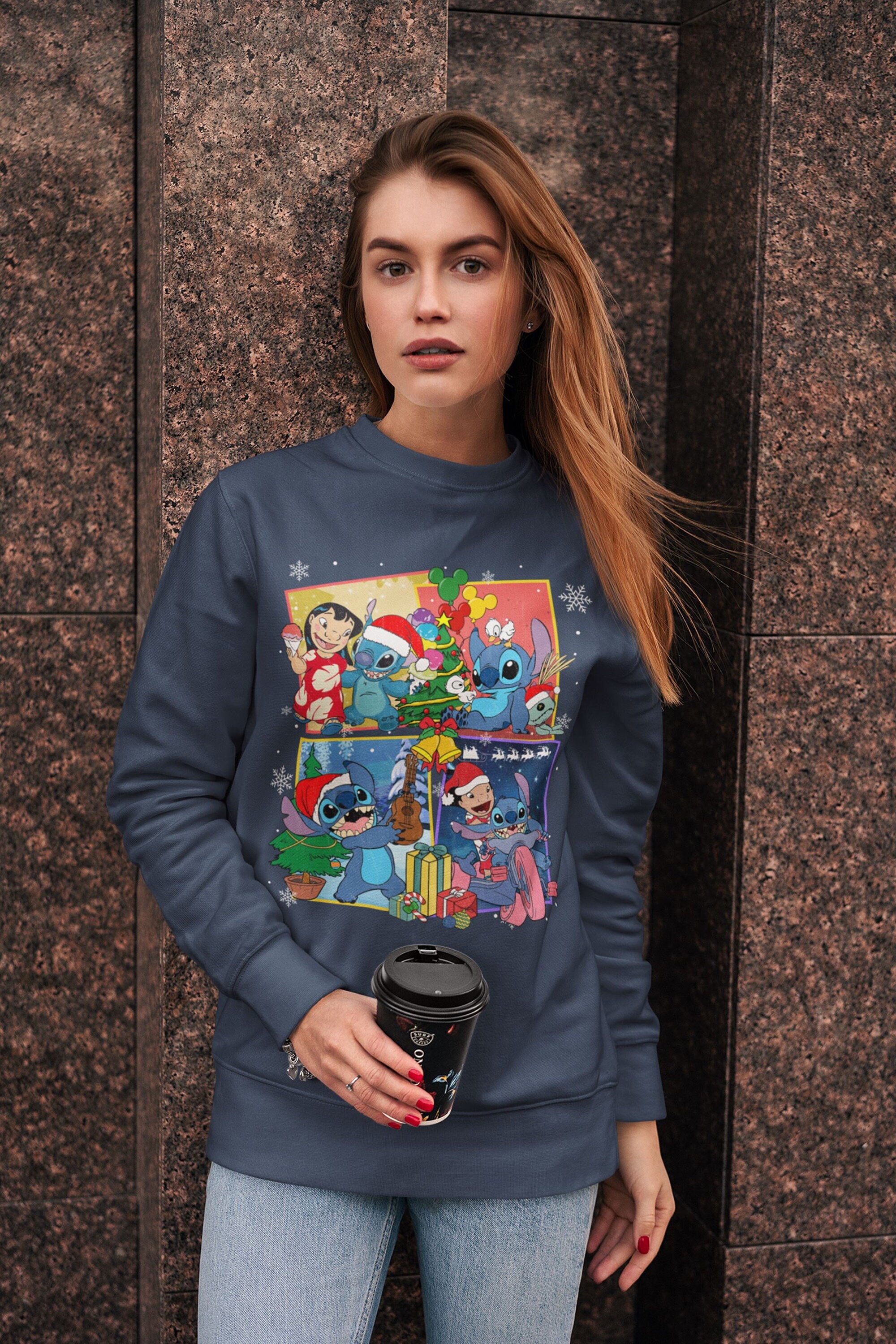 Discover Disney Stitch Christmas Sweatshirt