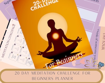 20 Day Meditation Challenge For Beginners  Use For Yourself Or With Others Done For Your Content PLR