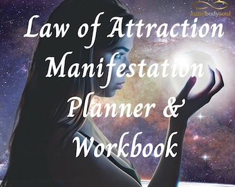 Law of Attraction Manifestation Planner & Workbook ∞ Law of Attraction Journal ∞ Manifestation Journal ∞ Spiritual Planner Bundle