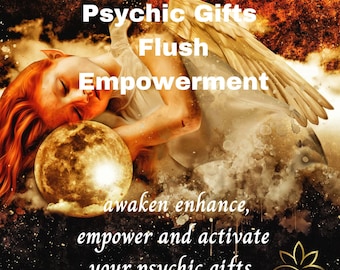 Become Psychic - Awaken Your Psychic Gifts Flush Empowerment ~ Attunement ~ Awaken Enhance Activate Your Intuitive Psychic & Spiritual Gifts