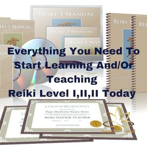 Complete Editable Reiki Level I,II, III Learning & Teaching Kit .Reiki Level I, II and III ~ Complete Reiki Master Training Set ~ Everything you need to Learn & Teach Reiki UpTo Level III eiki Level I, II and III ( 1,2,3) ~ Beginners, Intermediate,