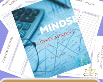 Money Mindset Planner + Guided Meditation  - Made By Therapist with 30 + Years Experience - Done For You Content