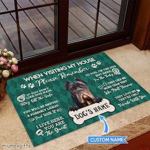Cane Corso Rug, Cane Corso Doormat, Visiting My House Mat, Perfect Gift For Cane Corso Lovers, Dog Rug, Doormat Home Decor