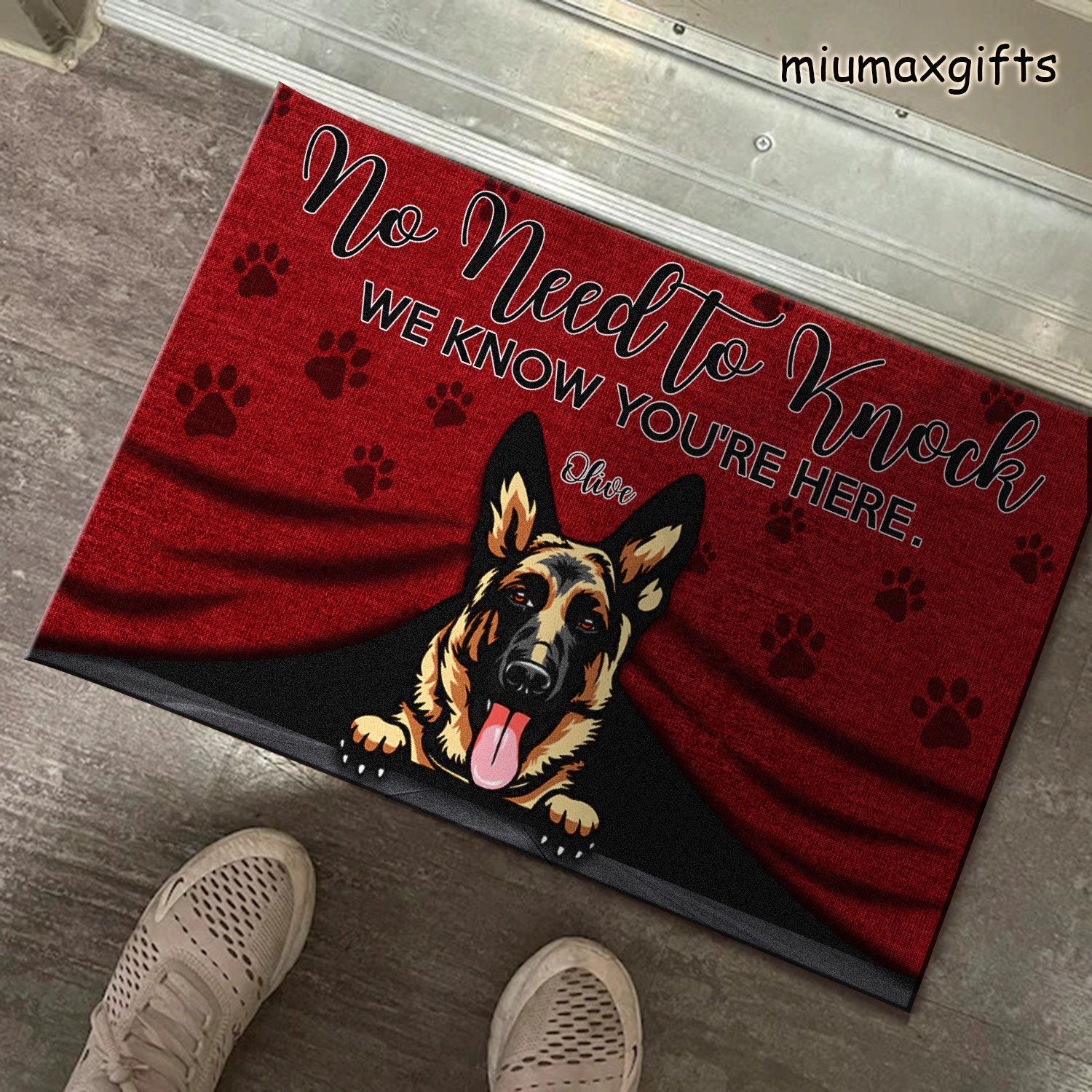 Personalized Dog Doormat Dog Doormat Dog Mat Dog Rug No Etsy