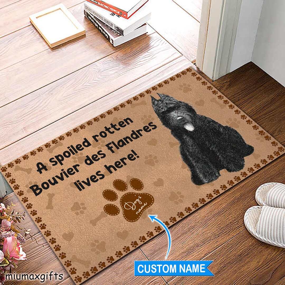 Bouvier Des Flandres Doormat, Bouvier Des Flandres Mat, A Spoiled ...