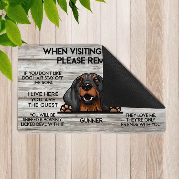 Black Dachshund Doormat Black Dachshund Mat Black Dachshund Rug Perfect Gift for Dog Lovers Dog Doormat Housewarming Gift Dog Rug Mat Etsy UK