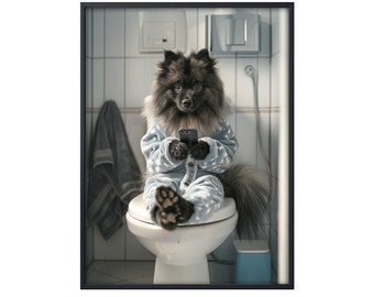 COOPERCRAFT ポメラニアン犬置物。ヴィンテージ セラミック ラージ