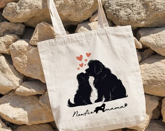 Newfoundland Tote Bag, Dog Mom Essentials Tote Bag, Dog Mom Tote Bag, Newfoundland Love Mama Tote Bag For Dog Lover Gift For Dog Mom Gifts