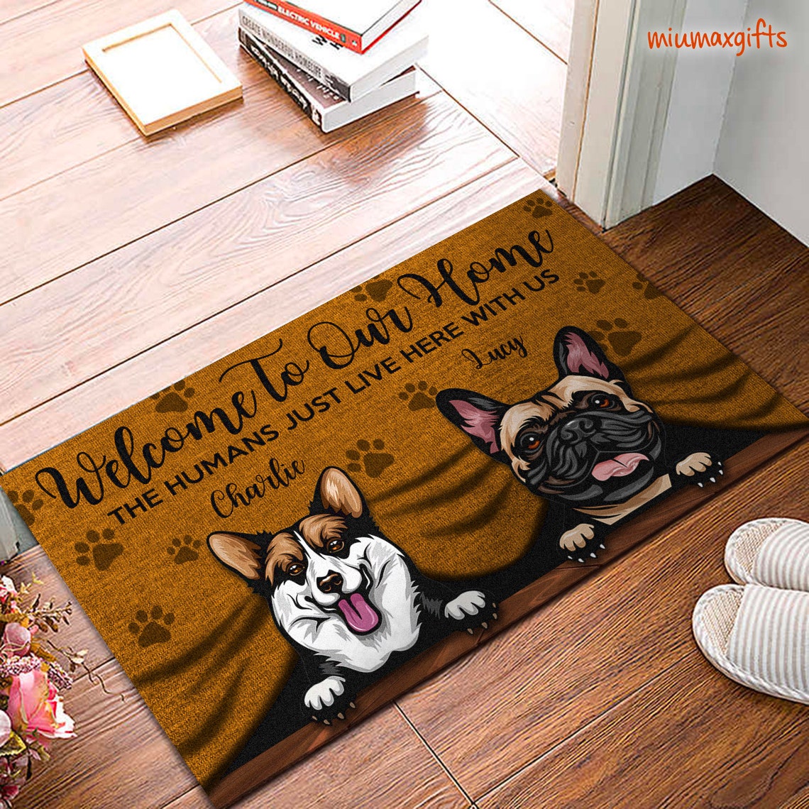 Personalized Dog Doormat Custom Dog Doormat to Our Etsy