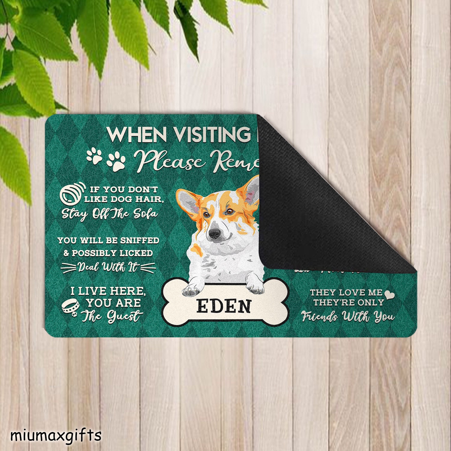 Rug Doormat Mat Visiting My House Mat Etsy