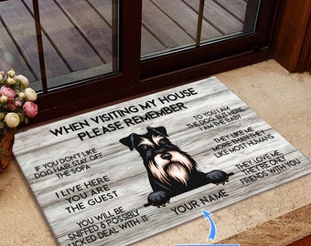 Schnauzer doormat clearance