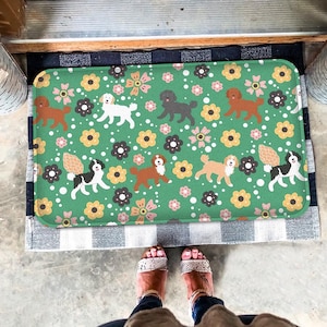 Goldendoodle Mat, Cute Goldendoodle Doormat, Goldendoodle Dog Lover Gift, Dog Doormat, Spring Gifts, Summer Gifts