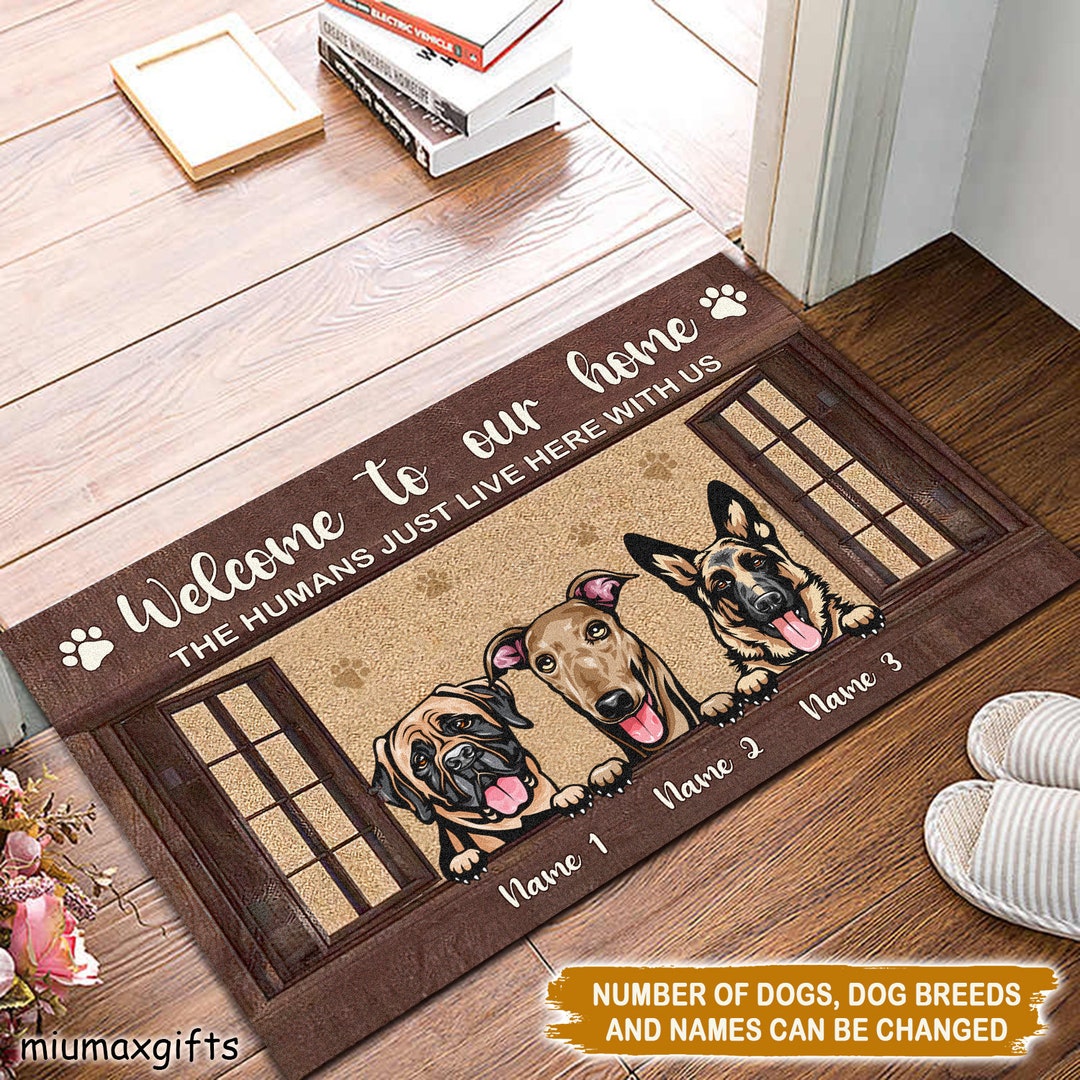 Personalized Dog Doormat Custom Dog Doormat to Our Etsy