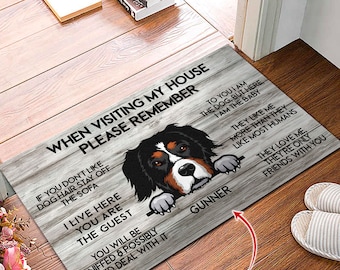 Tapis bouvier bernois, tapis pour chien, paillasson lors de la visite de ma maison, cadeau parfait pour les amoureux des chiens, paillasson pour chien, cadeau de pendaison de crémaillère