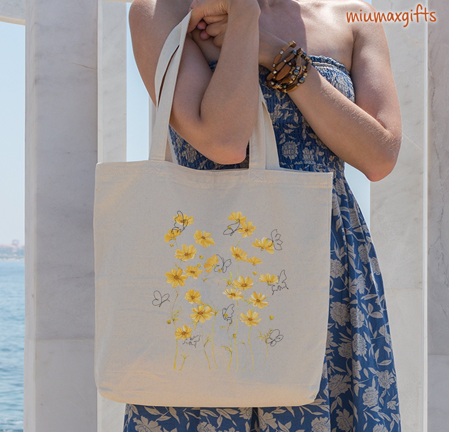バッグ everyone nylon tote bag ABCD FLEURS Amazon.com: Women's Handbags Peach Flowers Floral Patterns