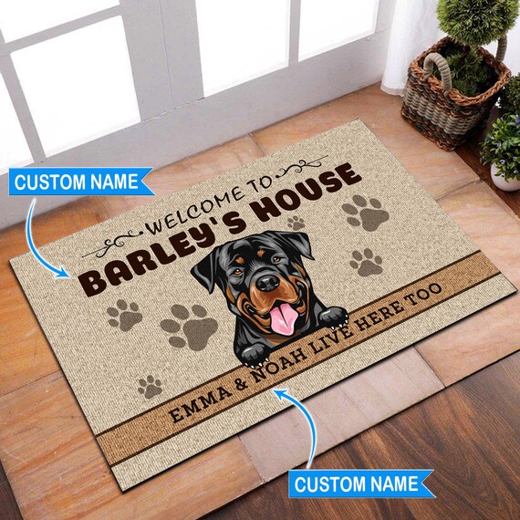 Rottweiler doormat clearance