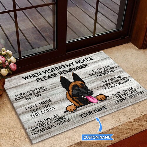 Dog And Daniyal Xxx Video - Malinois Doormat Malinois Mat Belgium Malinoi Rug Visiting - Etsy