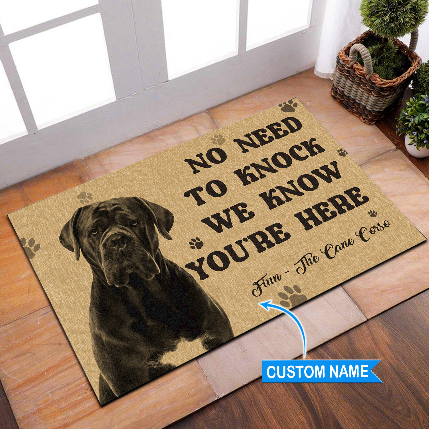 Cane corso doormat hotsell