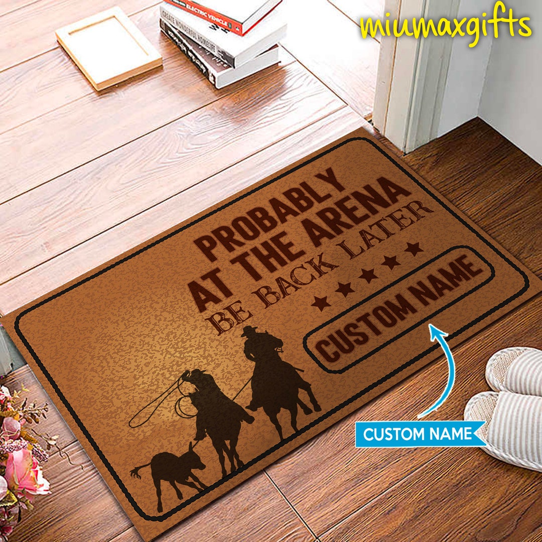 Team Roping Doormat, Probably at the Arena Season Doormat, Team Roping ...