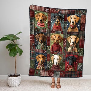 Vizsla Blanket, Vizsla Dog Sherpa Blanket, Vizsla Dog Fleece Blanket, Baby Blanket, Dog Lover Gift, Gift For New Mom, Christmas Gifts