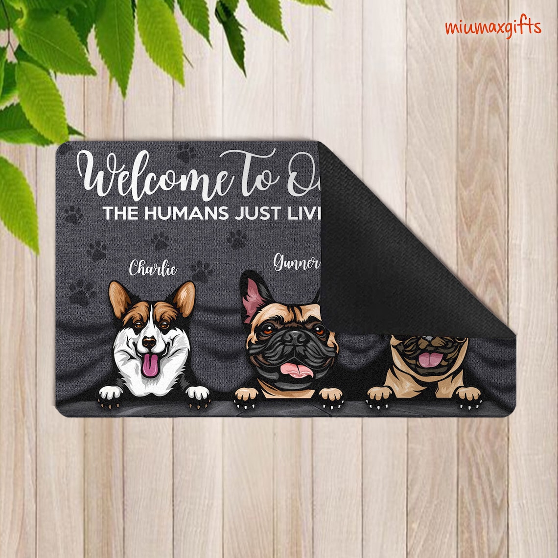 Personalized Dog Doormat Custom Dog Doormat to Our Etsy