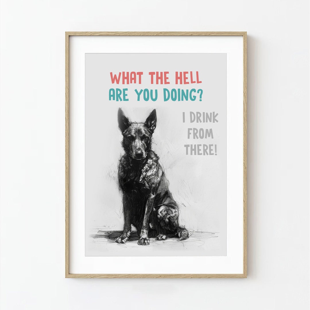 dutch-shepherd-poster-funny-dog-poster-dutch-shepherd-canvas-dutch