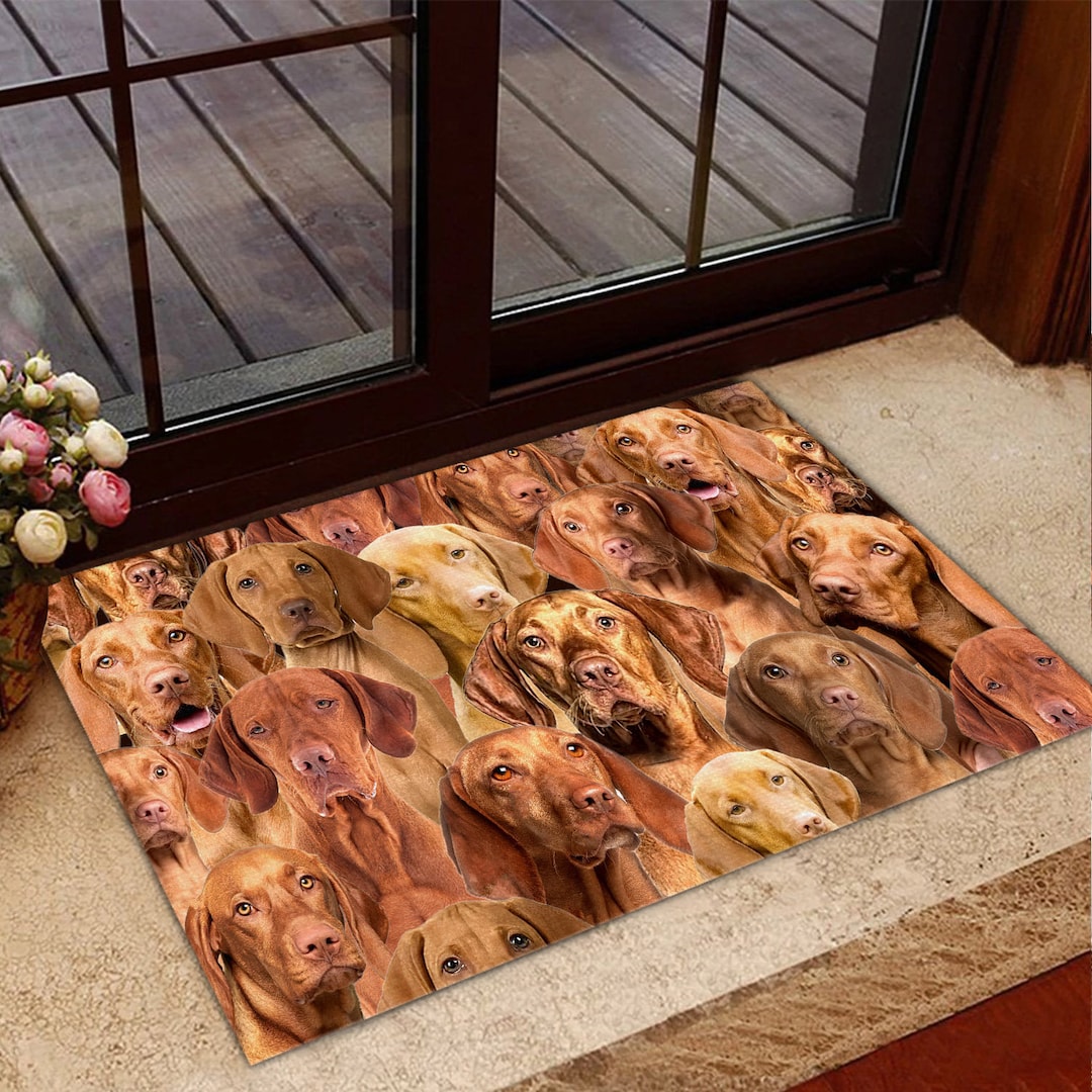 Vizsla Doormat, Vizsla Rug, Vizsla Dog Stack Up, Vizsla Mat, Vizsla