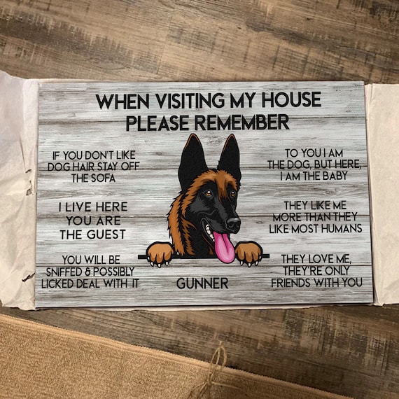 570px x 570px - Malinois Doormat Malinois Mat Belgium Malinoi Rug Visiting - Etsy